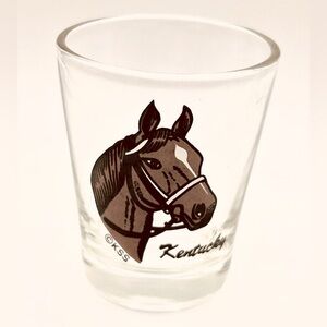 Kentucky Horse Equestrian Pony  Shot Glass Collectible Souvenir KY